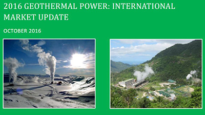 2016 Geothermal Power International Market Update