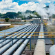 Geothermal power station in New Zealand
